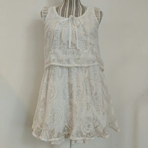 COPY - Liz lisa white floral rose lace babydoll d…